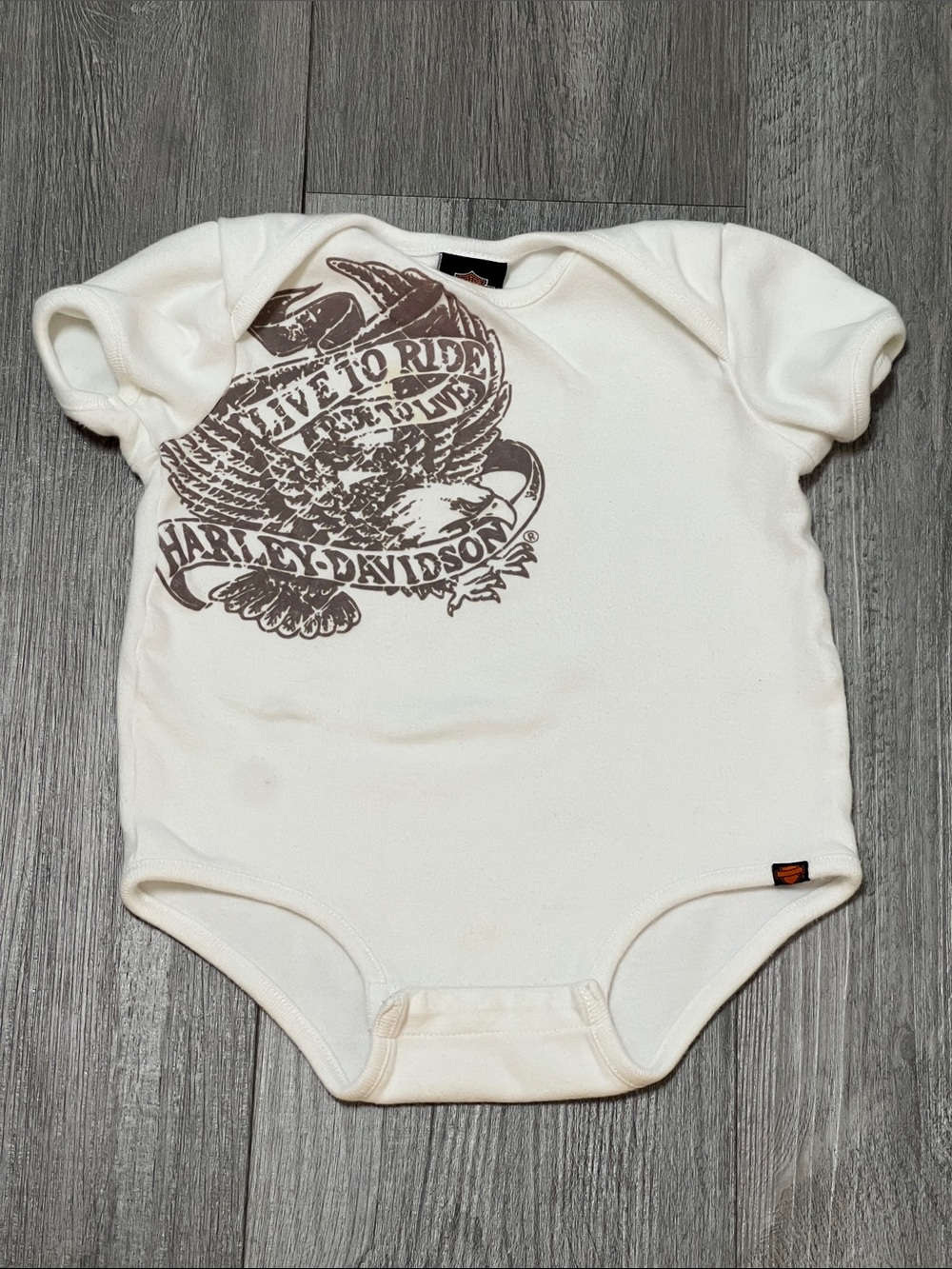 Harley Davidson baby onesie/ 18 months